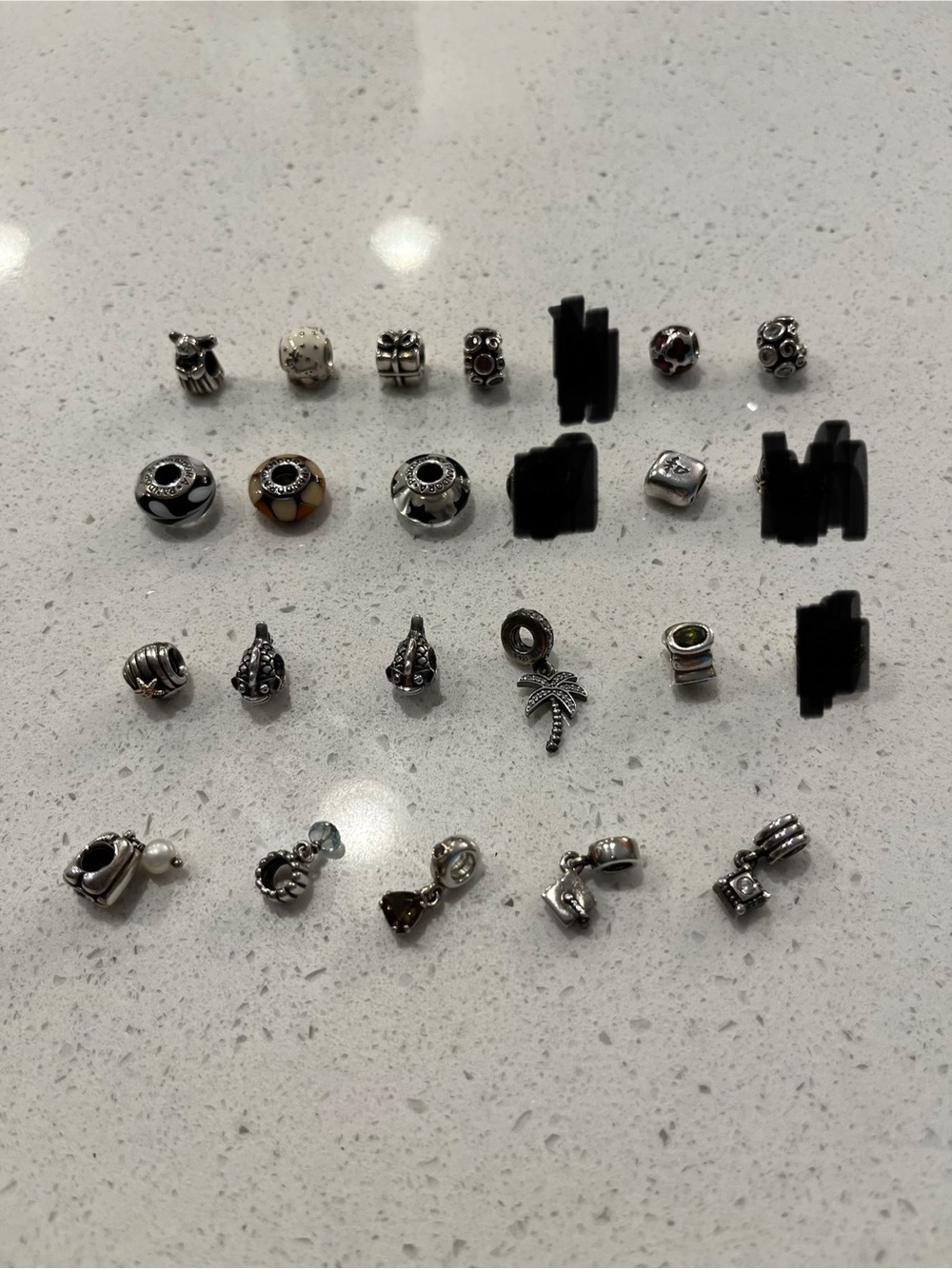 Pandora Silver Charm Bead Collection